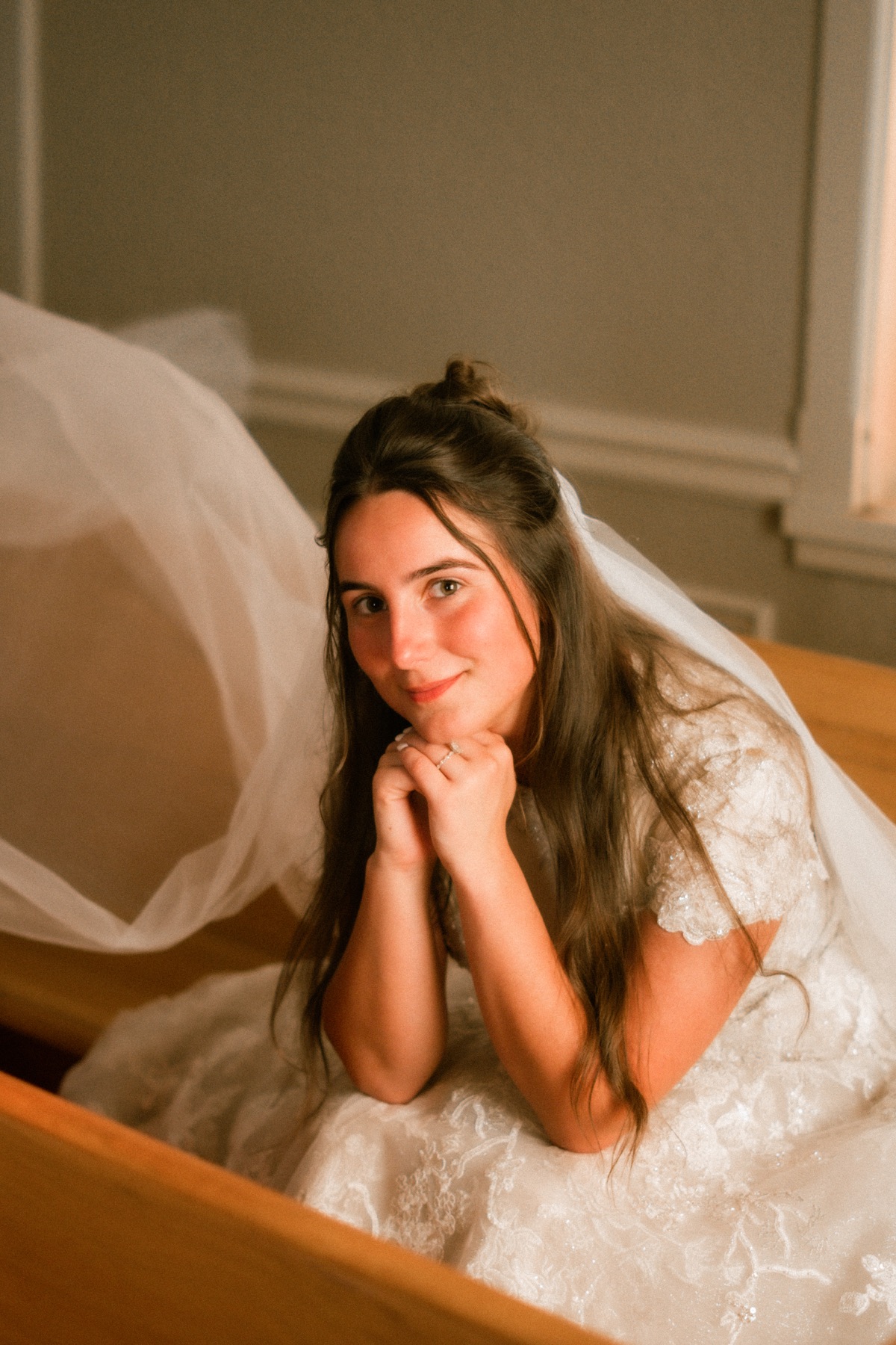 Wedding photograph from an intimate church celebration by Vaughan Visuals
