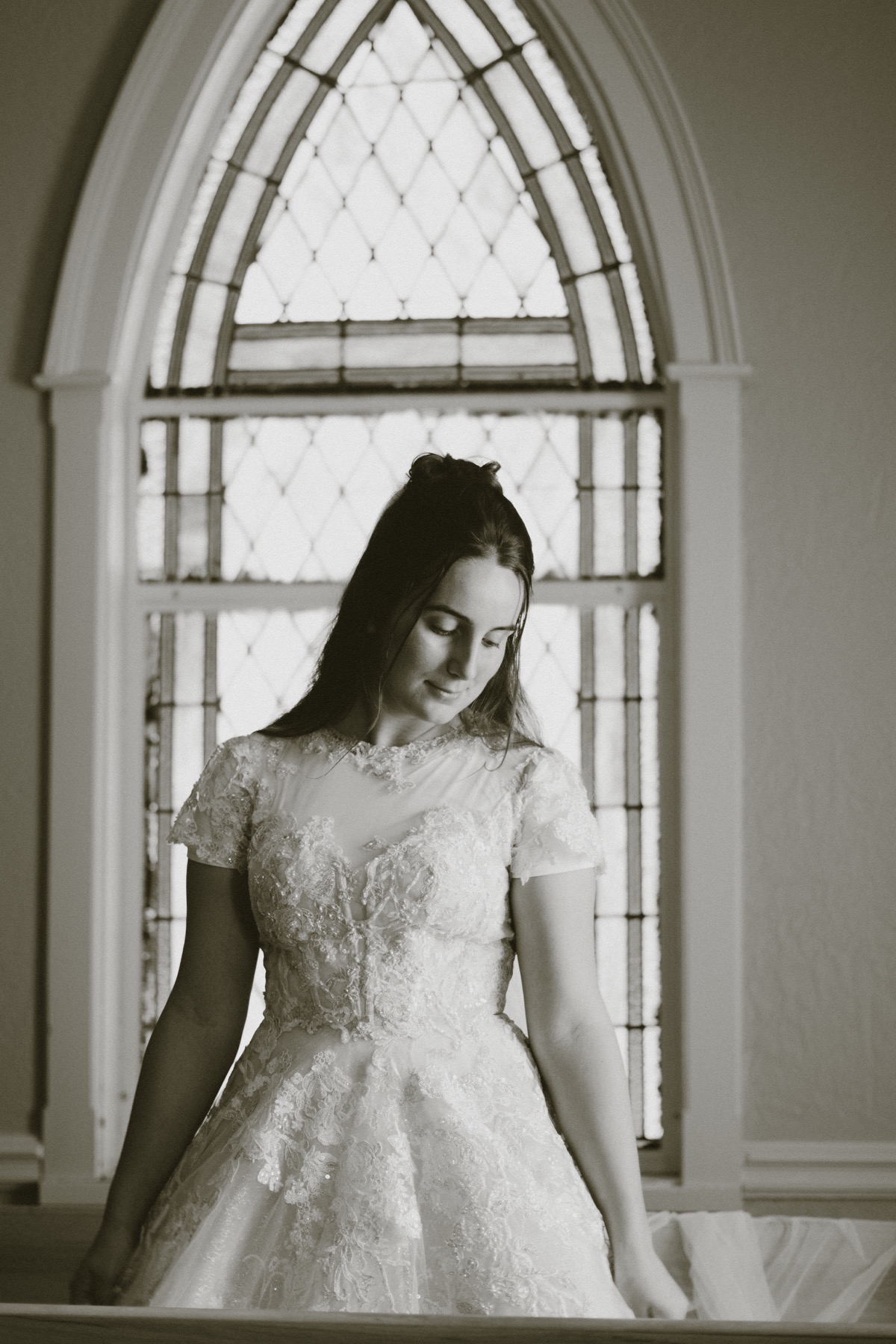 Wedding photograph from an intimate church celebration by Vaughan Visuals