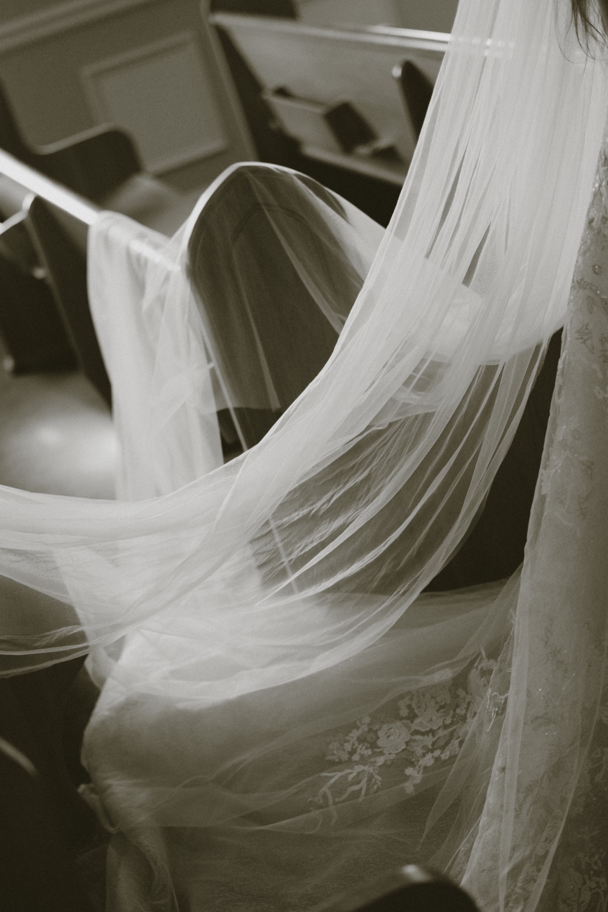 Wedding photograph from an intimate church celebration by Vaughan Visuals