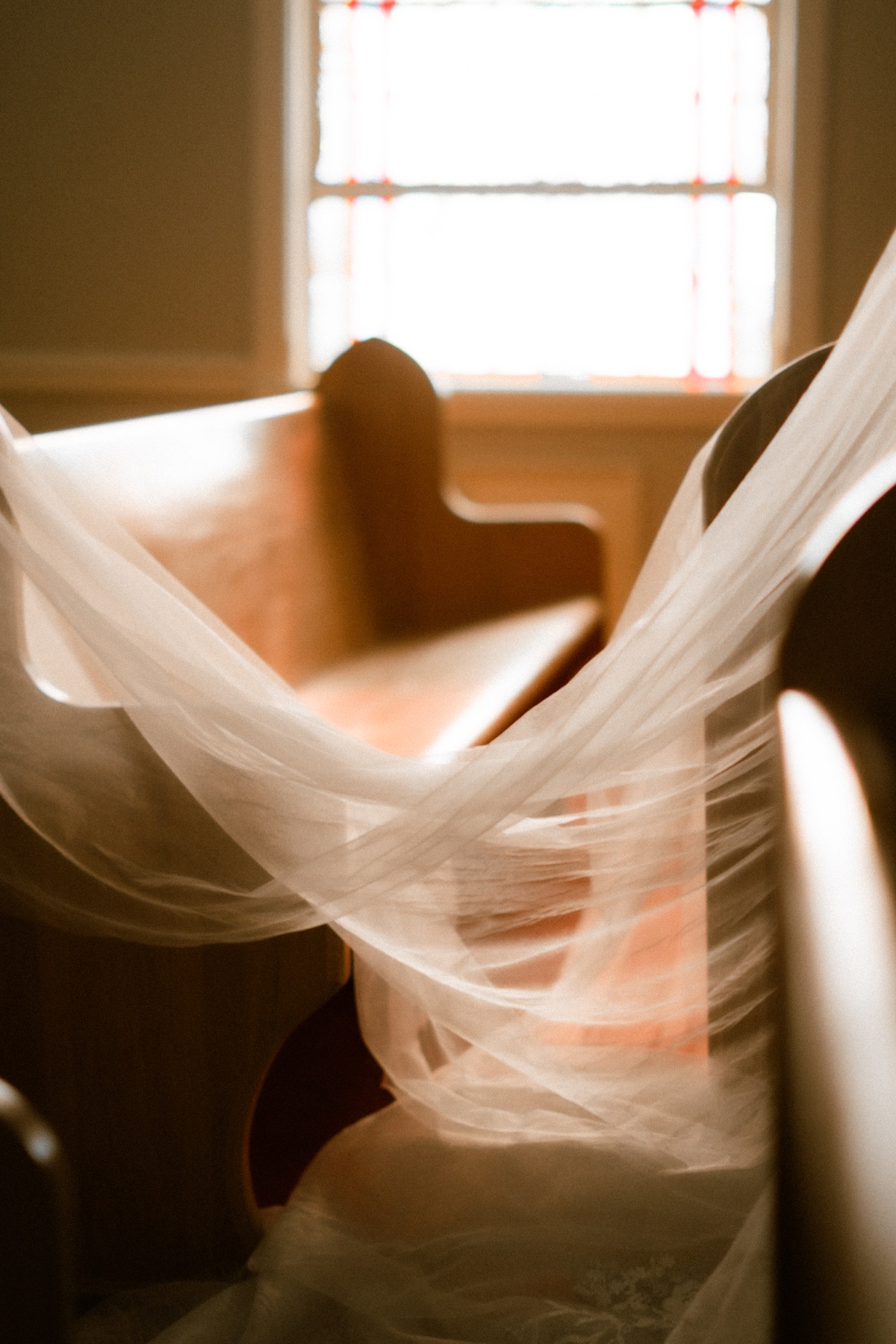 Wedding photograph from an intimate church celebration by Vaughan Visuals