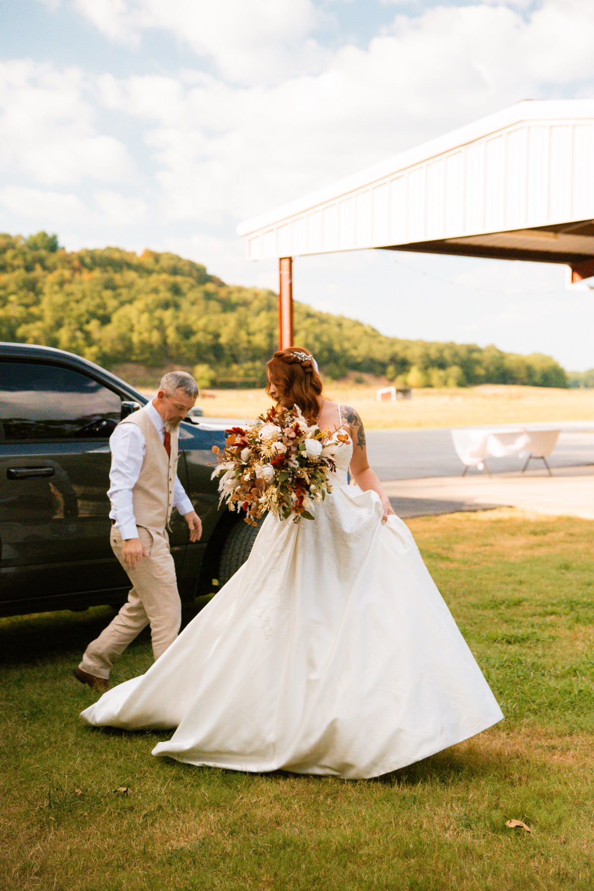 Wedding photograph from a warm lakeside celebration by Vaughan Visuals