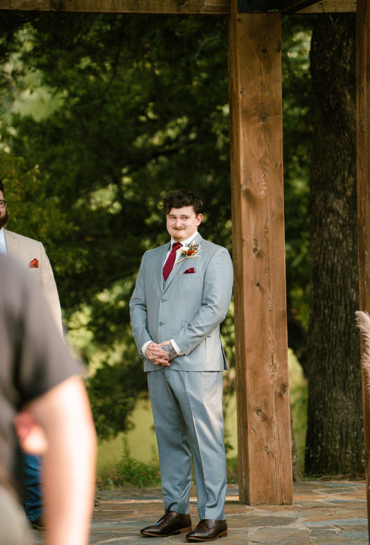 Wedding photograph from a warm lakeside celebration by Vaughan Visuals