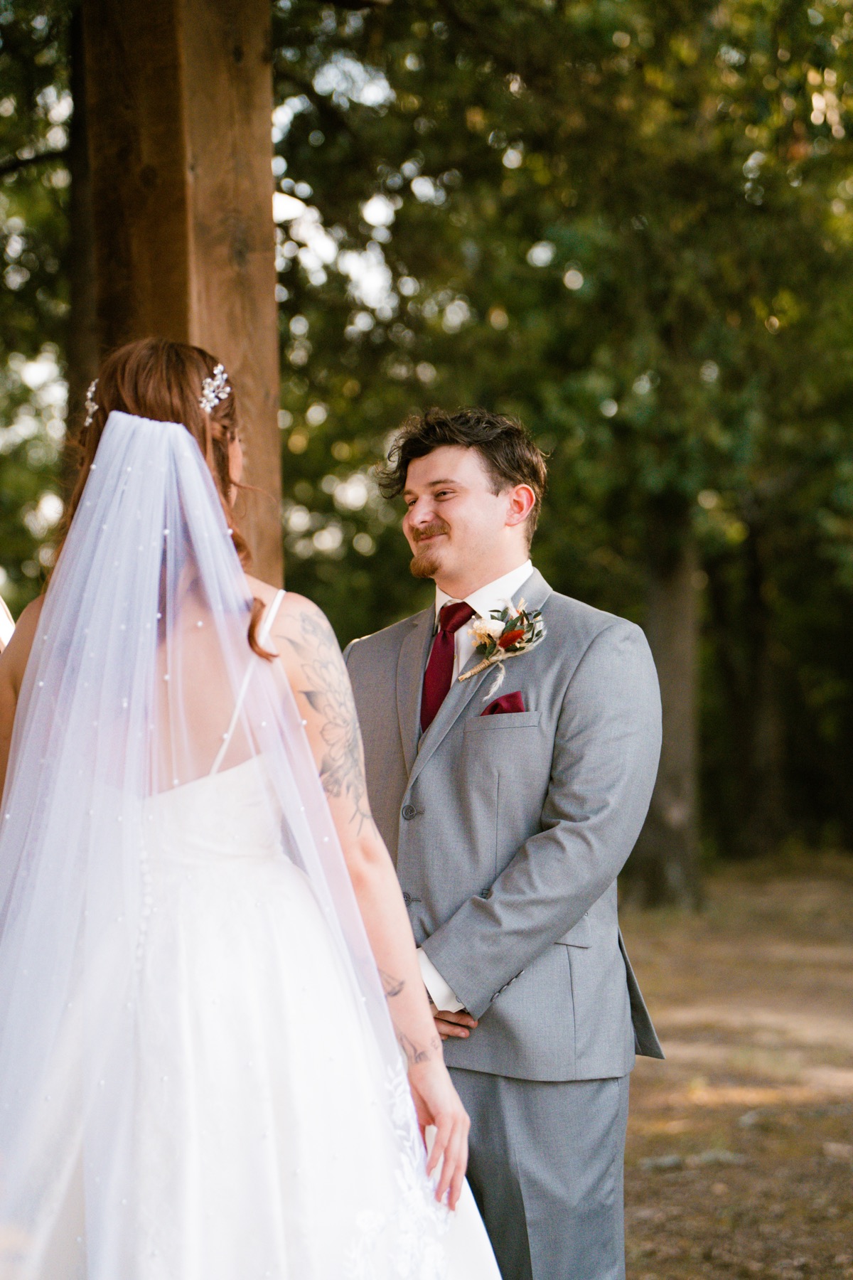 Wedding photograph from a warm lakeside celebration by Vaughan Visuals