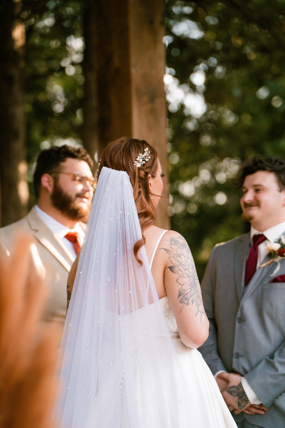 Wedding photograph from a warm lakeside celebration by Vaughan Visuals