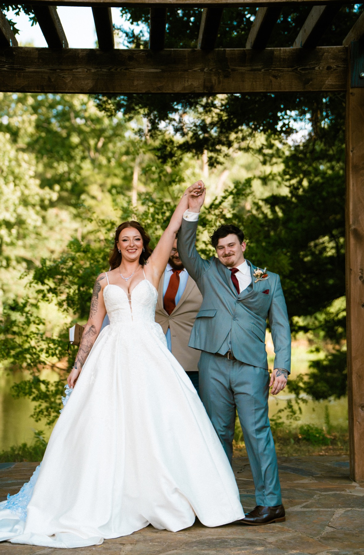 Wedding photograph from a warm lakeside celebration by Vaughan Visuals