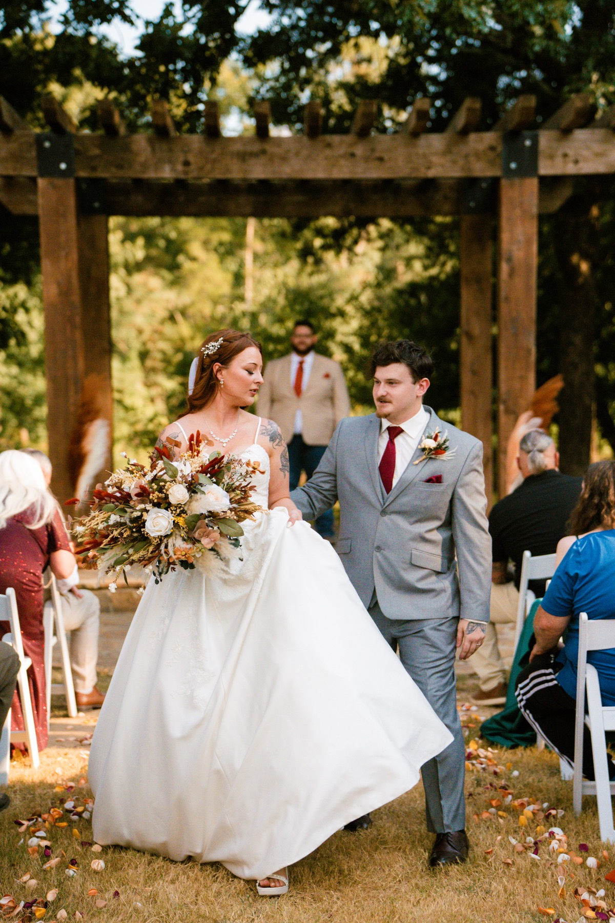 Wedding photograph from a warm lakeside celebration by Vaughan Visuals