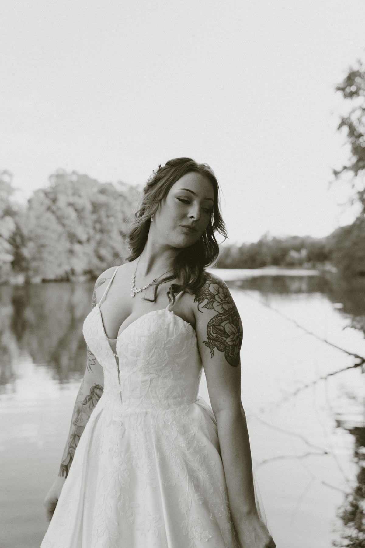 Wedding photograph from a warm lakeside celebration by Vaughan Visuals