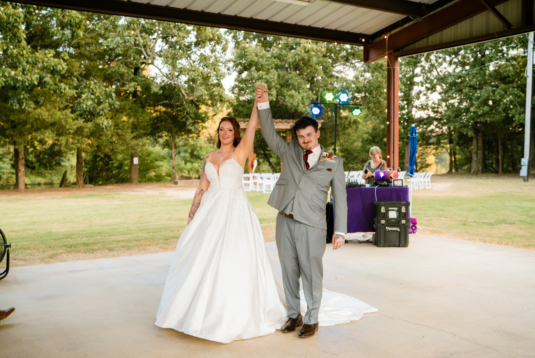 Wedding photograph from a warm lakeside celebration by Vaughan Visuals