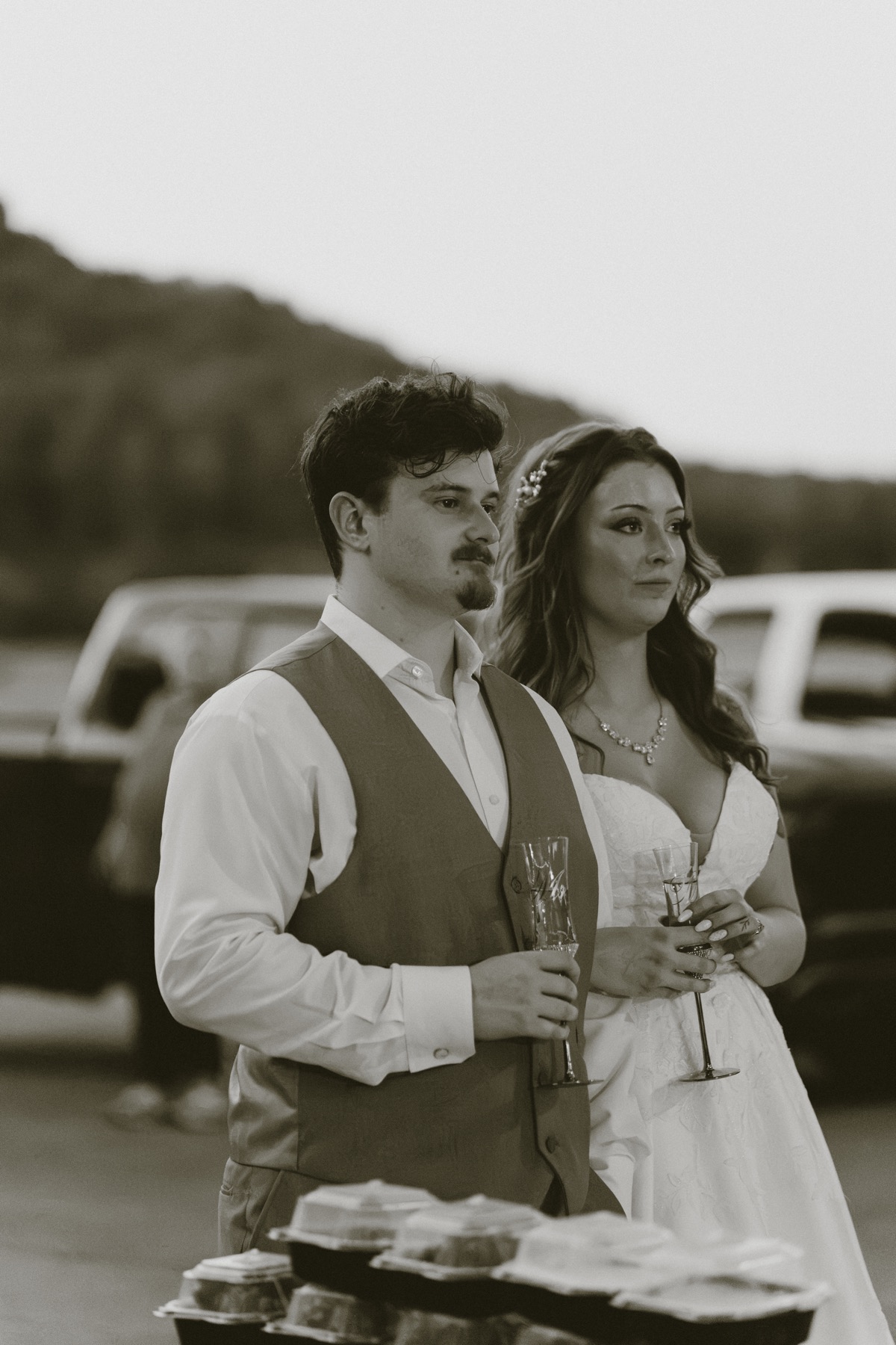 Wedding photograph from a warm lakeside celebration by Vaughan Visuals