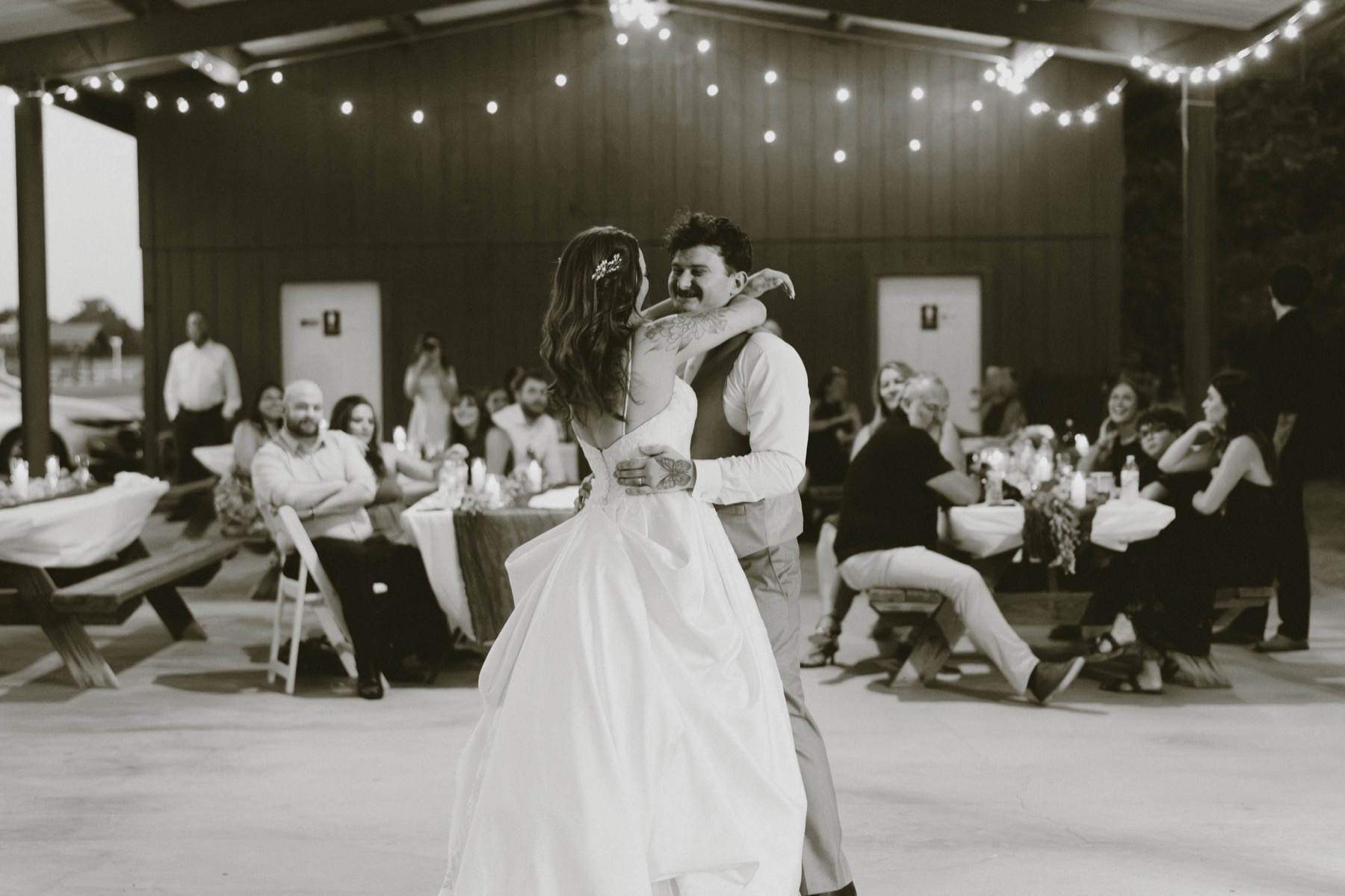 Wedding photograph from a warm lakeside celebration by Vaughan Visuals